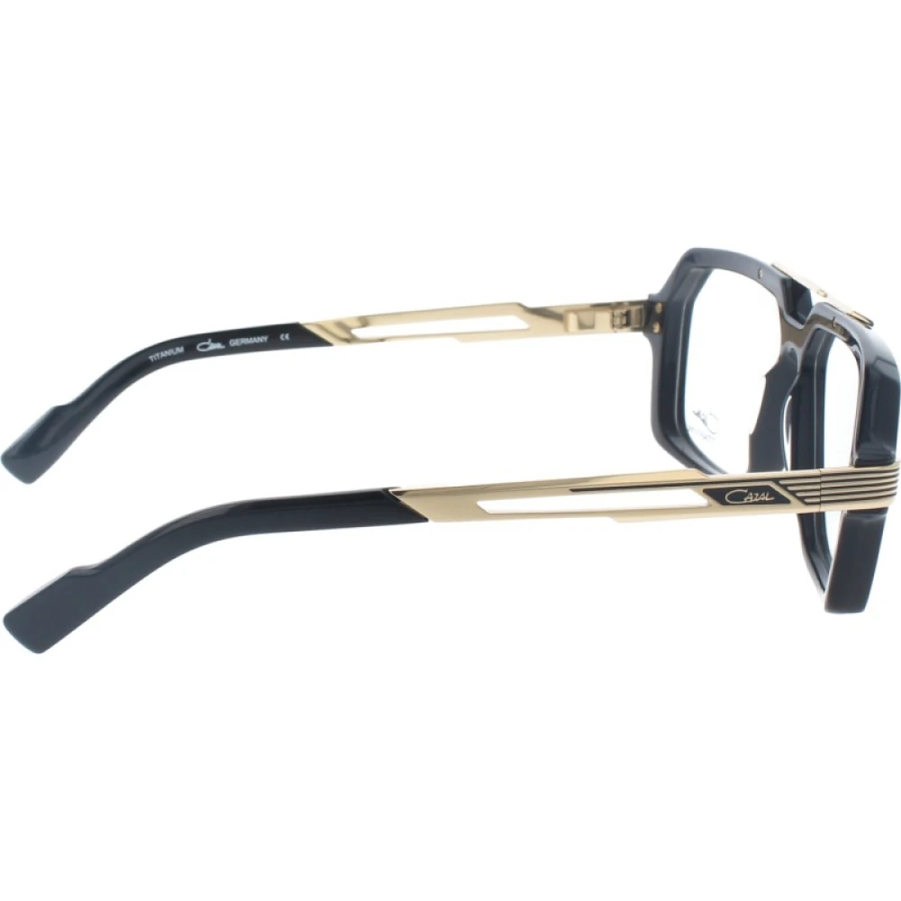 Cazal Stijlvolle Bril Zwart Goud Montuur Black Heren