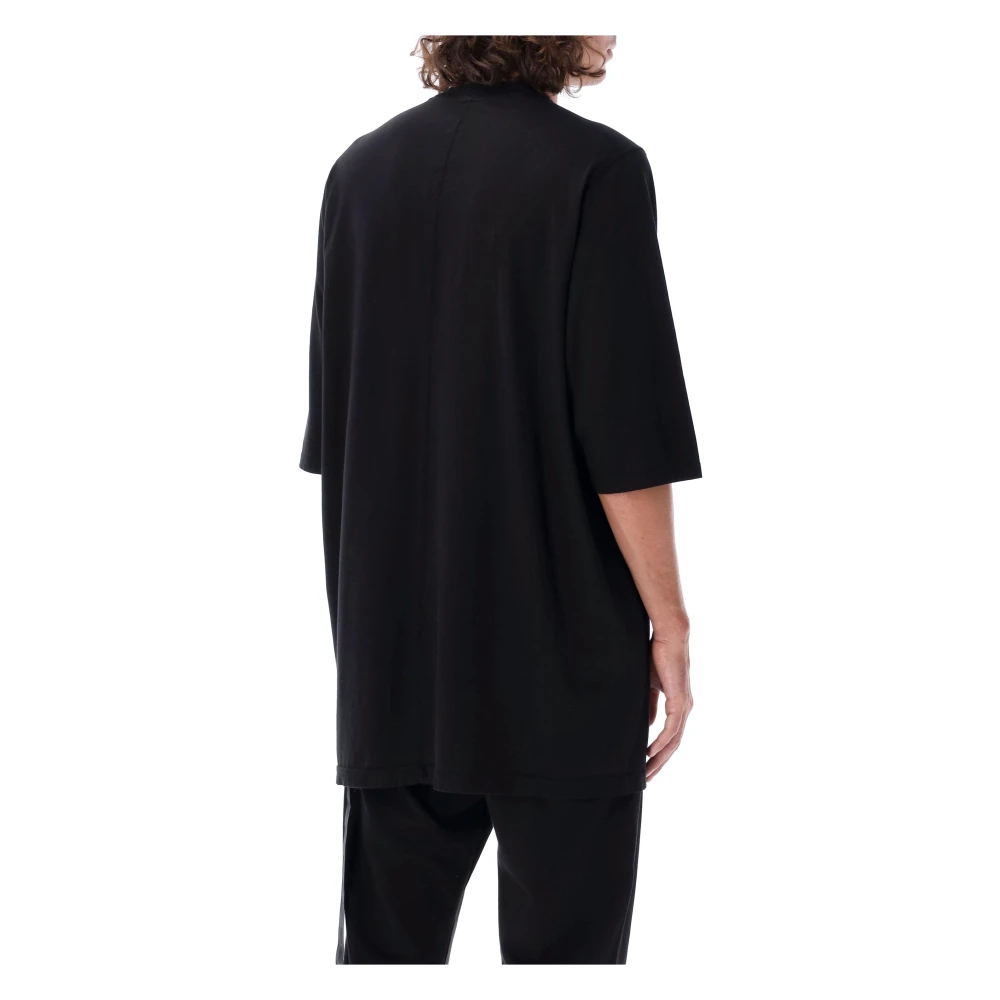 Rick Owens Zwarte Jumbo T-shirt Aw24 Black Heren