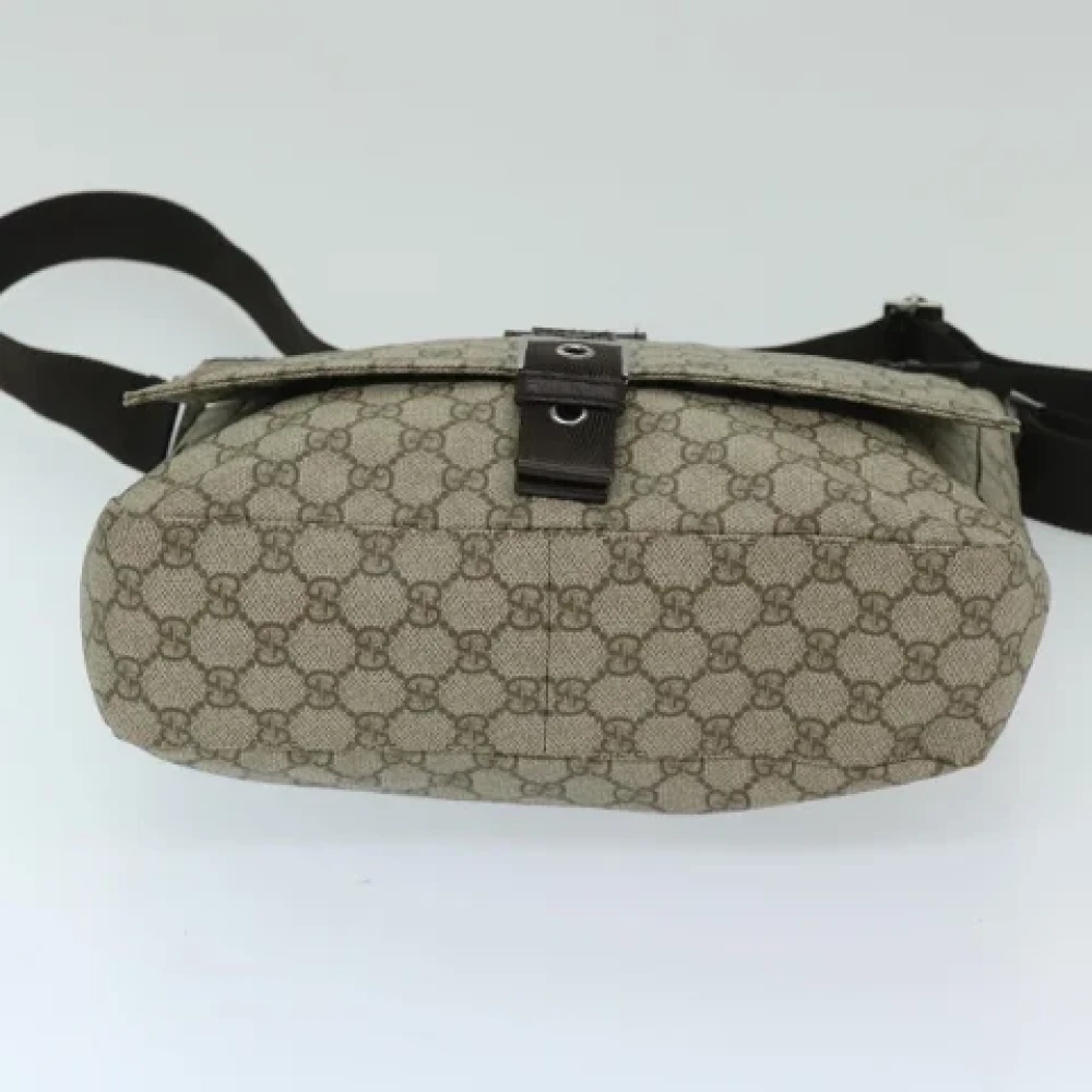 Gucci Vintage Pre-owned Canvas gucci-bags Beige Dames
