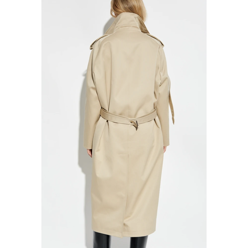 Courrèges Dubbelrijige trenchcoat Beige Dames