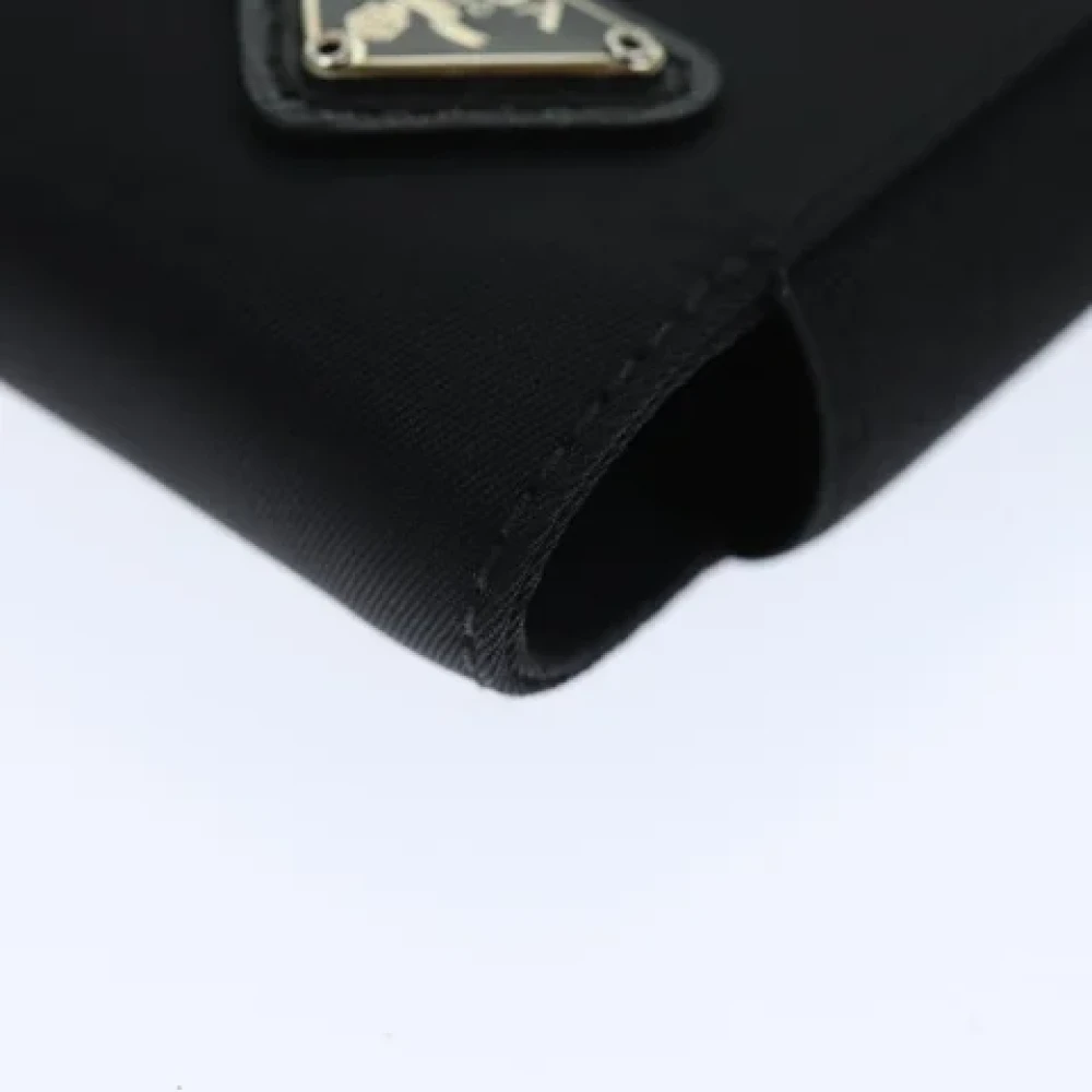 Prada Vintage Pre-owned Nylon pouches Black Dames