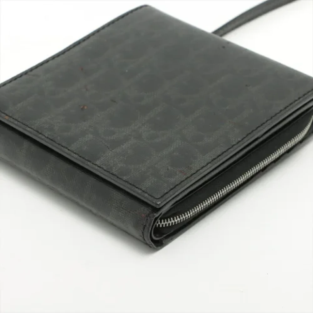 Dior Vintage Pre-owned Leather shoulder-bags Black Heren