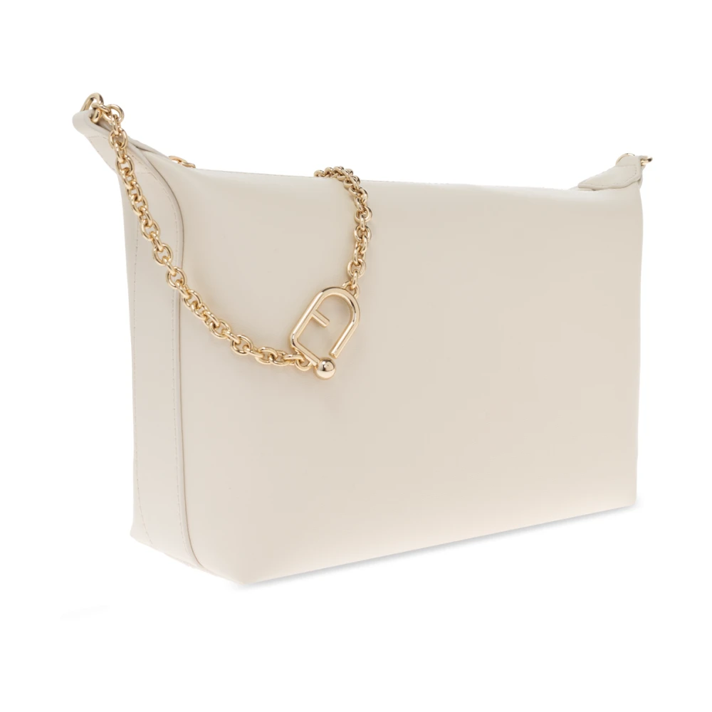Furla Schoudertas Nuvola Mini Beige Dames