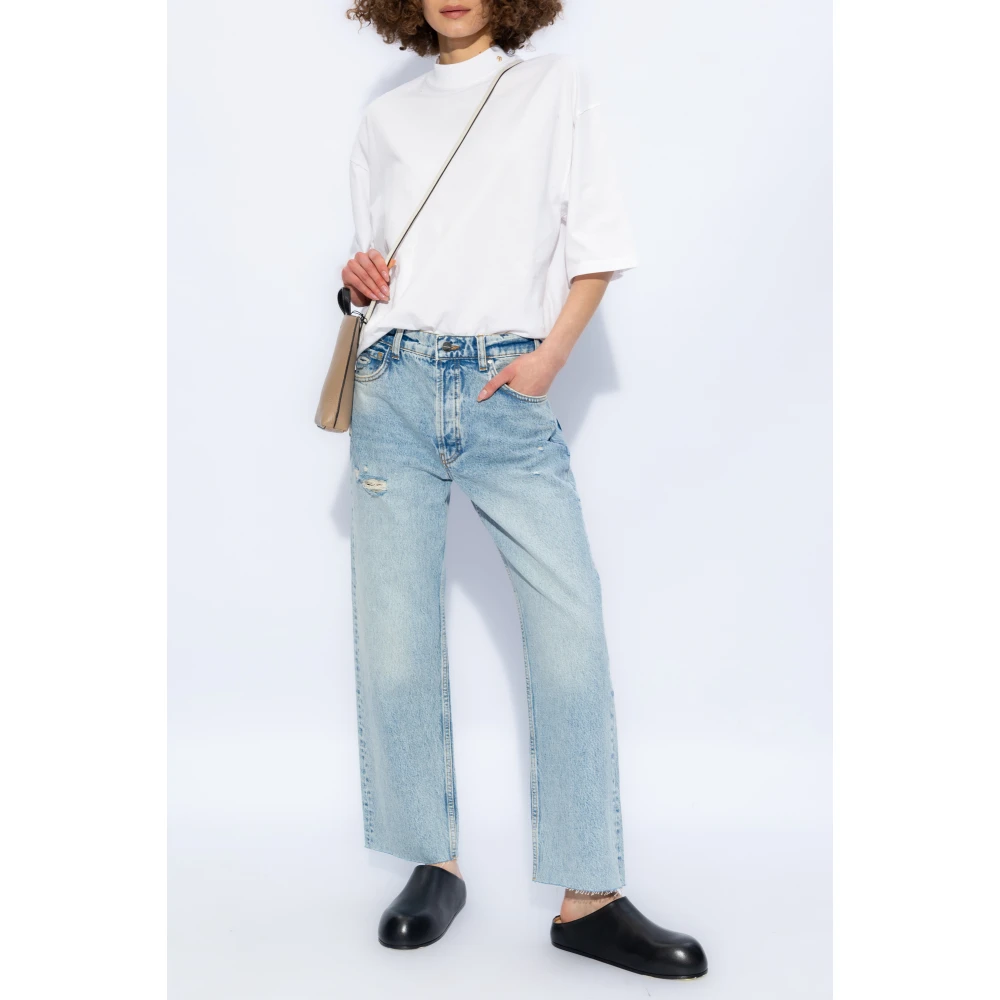 Anine Bing Gavin relaxte rechte jeans Blue Dames