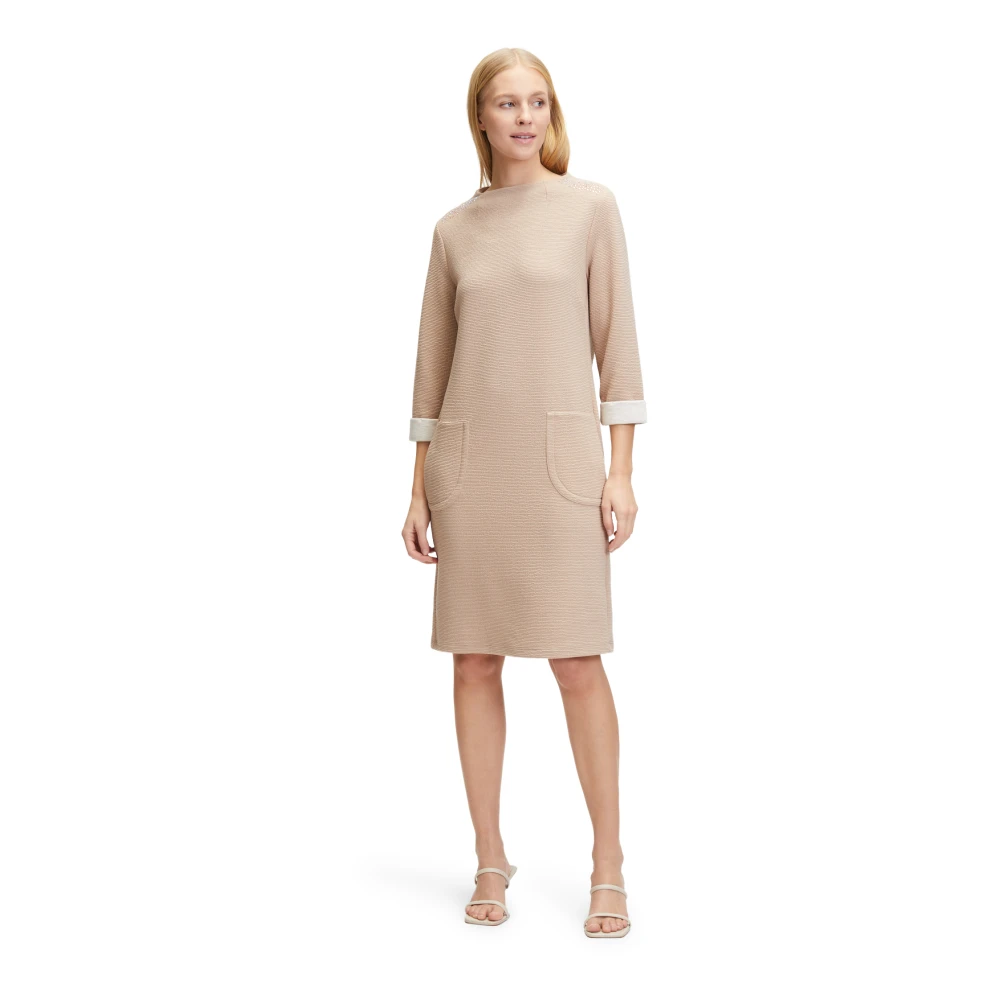 Betty Barclay Sportief-Feminien Rits-Shirtjurk Beige Dames