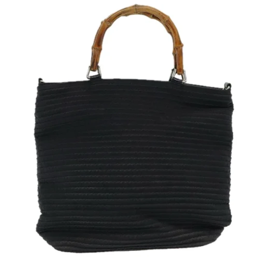 Gucci Vintage Pre-owned Fabric gucci-bags Black Dames