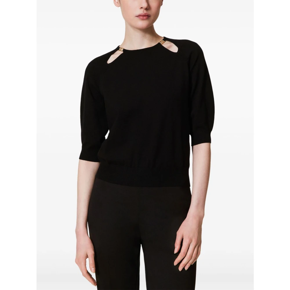 Twinset Zwart Sweater Set Black Dames