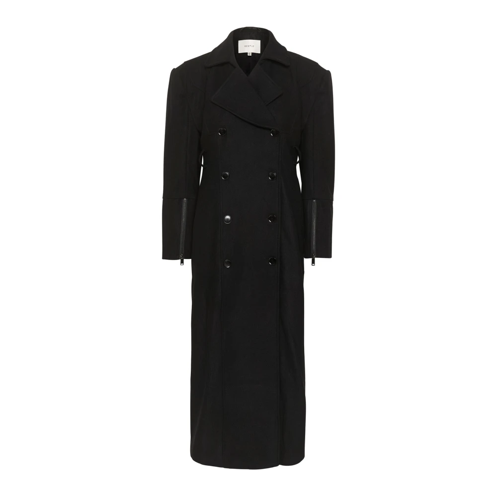 Coats > Double-Breasted Coats - - Gestuz - Modalova