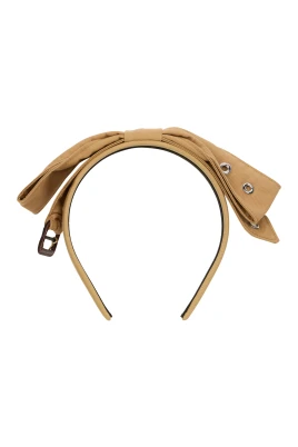 Elegant Pannband med Mjuk Rosett