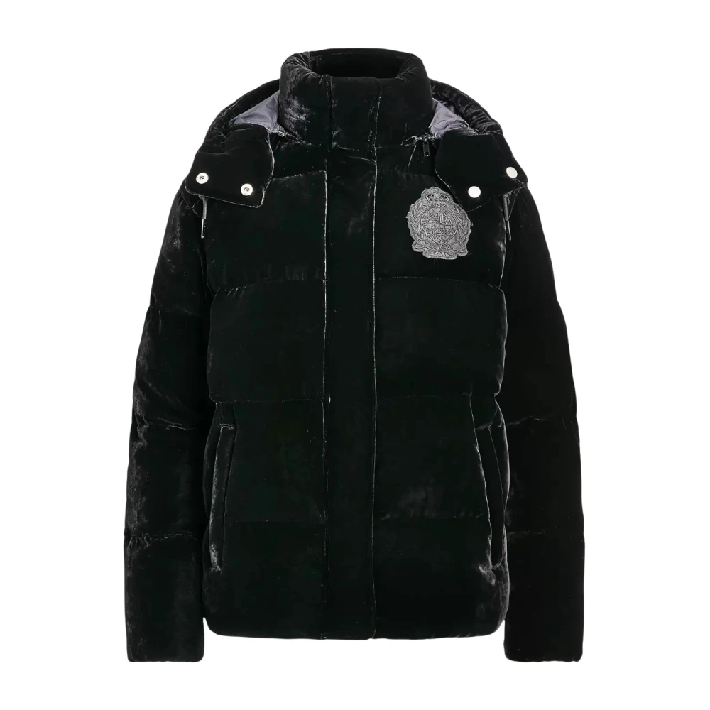 Ralph Lauren Zwarte gewatteerde donsjas Black Dames