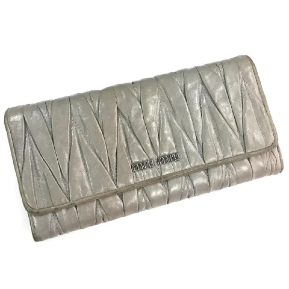 Pre-owned > Pre-owned Accessories > Pre-owned Wallets - - Miu Miu Pre-owned - Modalova