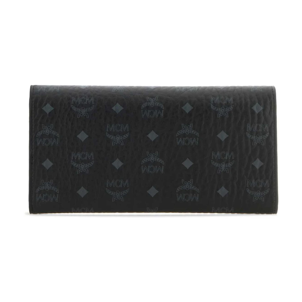 MCM Canvas portemonnee Black Dames