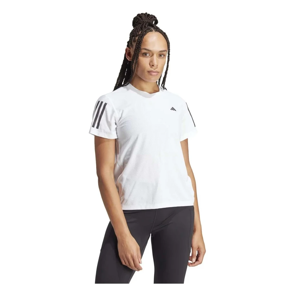 Adidas Own The Run Tee T-shirt White Dames