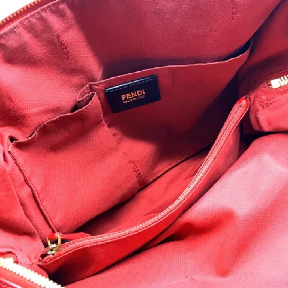 Fendi Vintage Pre-owned Leather fendi-bags Red Dames