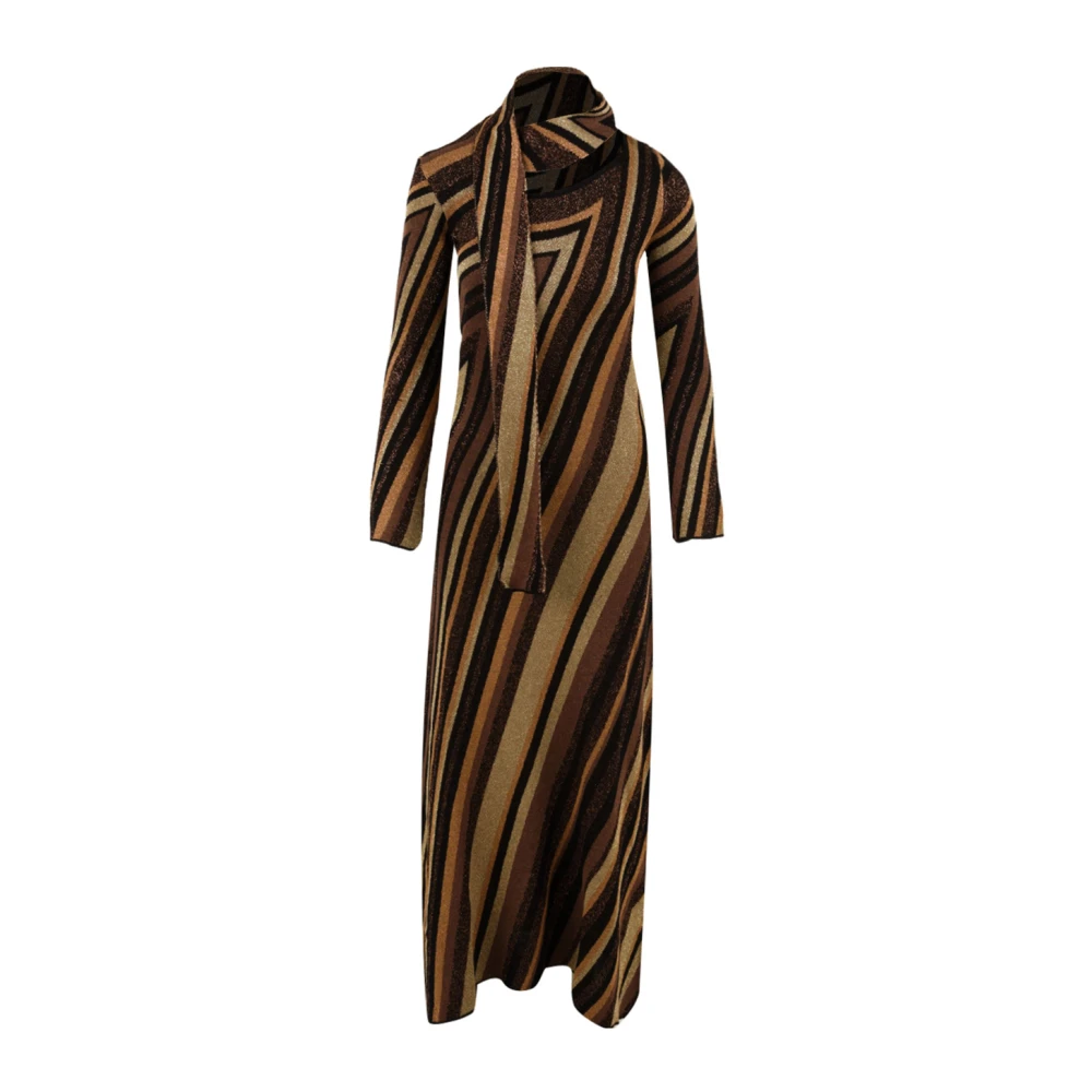 Akep Women's Scarf-Neck Maxi Dress