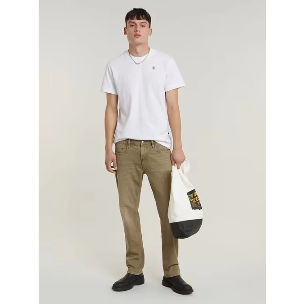 G-Star Straight Renaissance Jeans Brown Heren