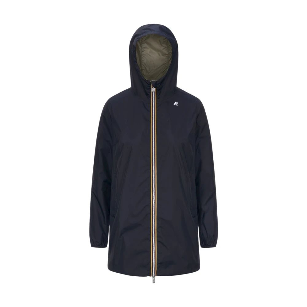 K-Way Damen Blau Sophie Plus.2 Double Leichte Jacke