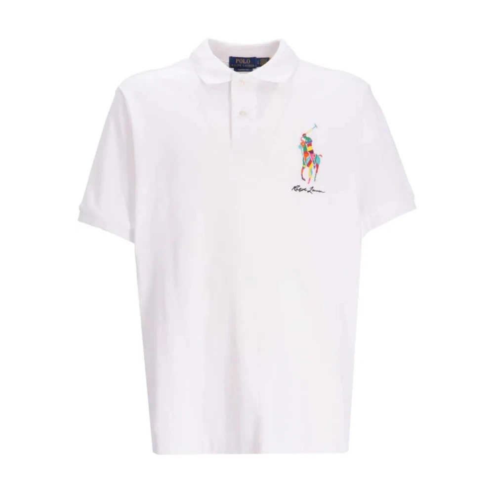 Polo Ralph Lauren Vit Casual Polo Skjorta Män White, Herr