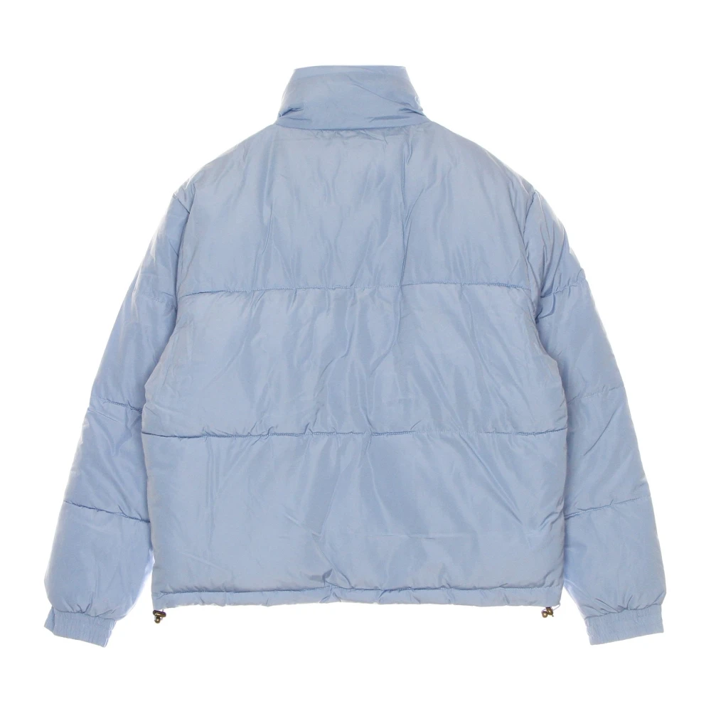 Karl Kani Omkeerbare Retro Puffer Jas Lichtblauw Bruin Blue Dames