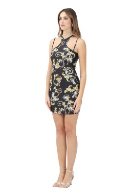 black-short-dress-with-baroque-print