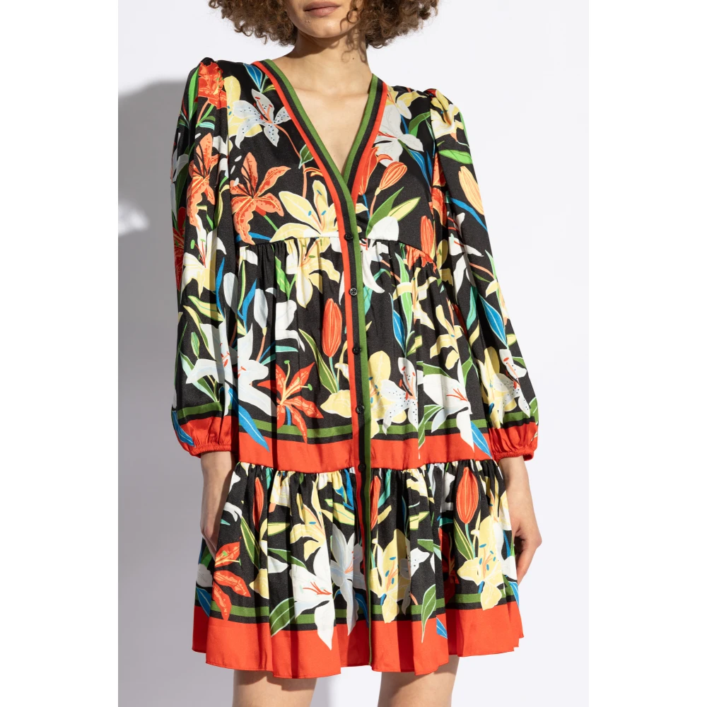 Kate Spade Bloemenpatroon Jurk Multicolor Dames