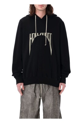 black-pearl-print-knitwear-hoodie
