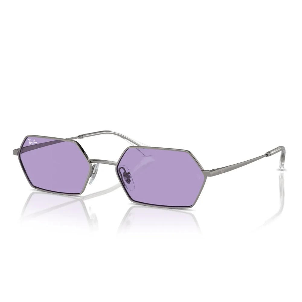 Ray-Ban Unisex Grau Geometrische Festival Sonnenbrille Yevi Rb3728
