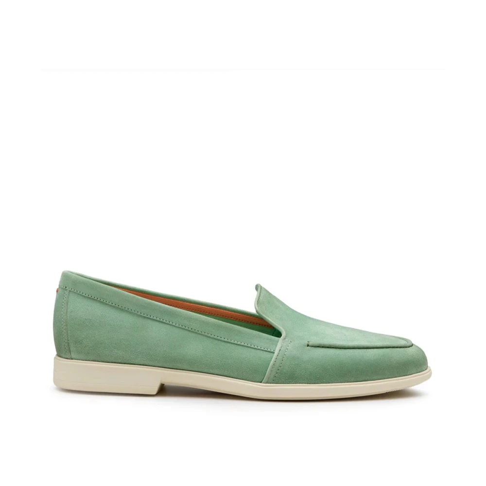 Santoni Women's Green Malibu Loafer - Loafers - 5 Uk - Shoes