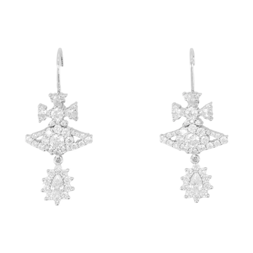 Vivienne Westwood Gray Earrings, Female, One Size, Masha Earrings