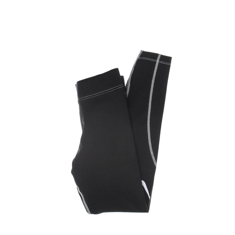 Nike High Rise Swoosh Logo Leggings Black Dames