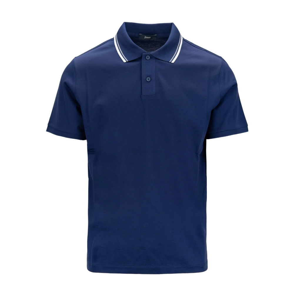 Herno - Tops > Polo Shirts - Blue - Herno - Modalova
