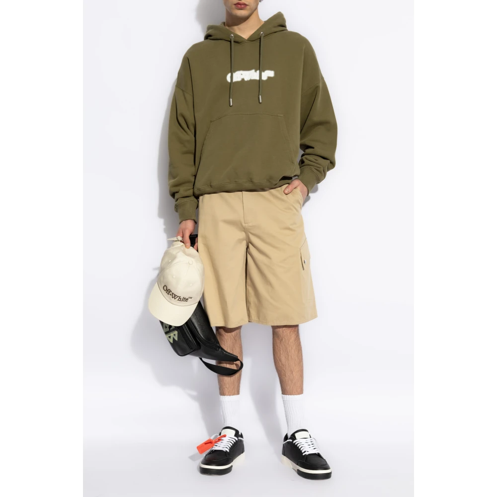 Off White Cargo-style shorts Beige Heren