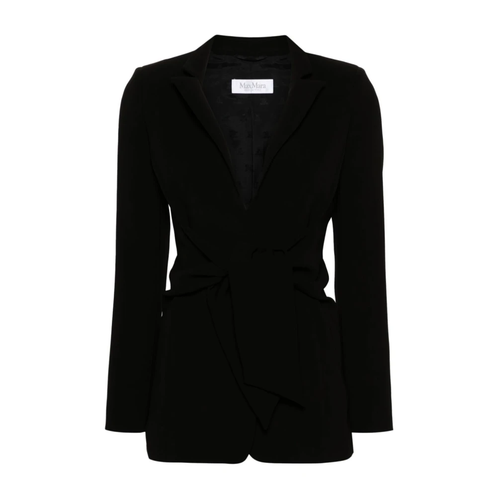 Max Mara Stijlvolle Seggio Stoel Black Dames