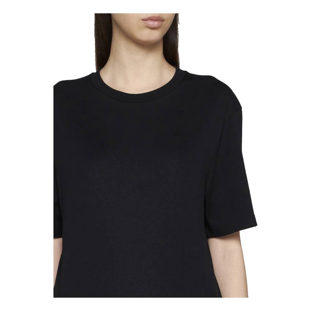 Jil Sander Zwarte T-shirts en Polos Black Dames