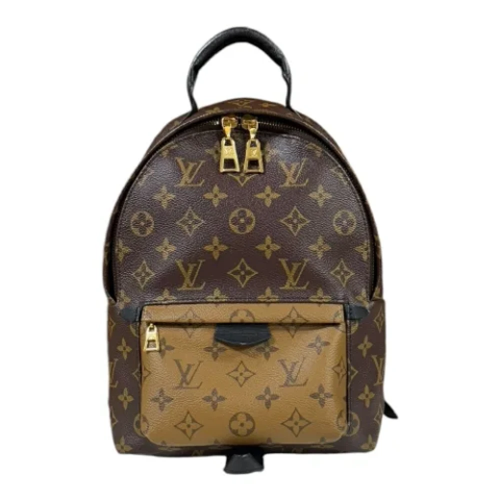 Louis Vuitton Vintage Pre-owned Canvas backpacks Brown Dames