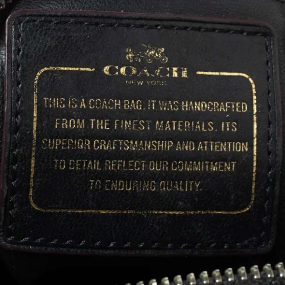 Coach Pre-owned Leather handbags Black Dames