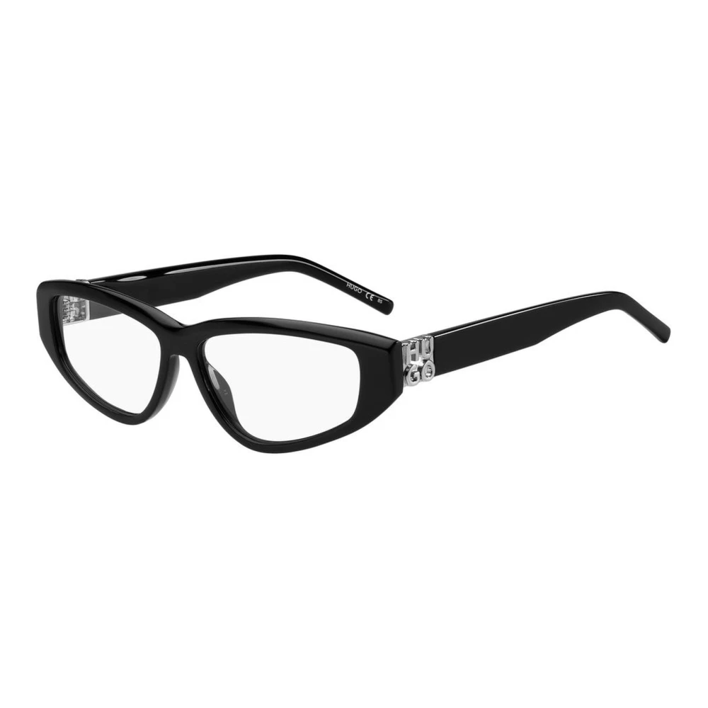 Hugo Boss Zwarte Acetaatframe Dames Zonnebril Black Dames