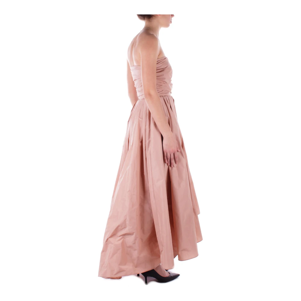 pinko Elegante Roze Jurk met Zijrits Pink Dames