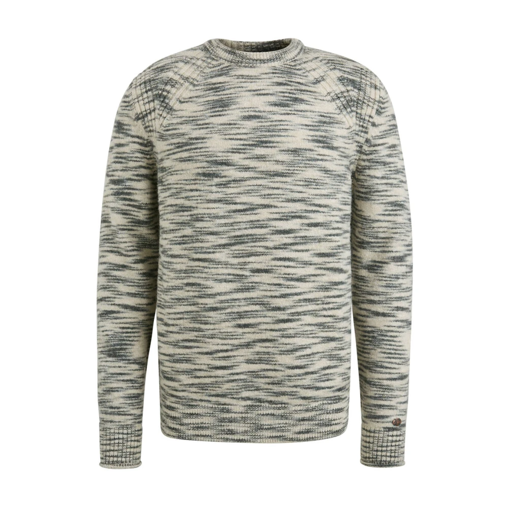 Cast Iron Zachte Space Crewneck Pullover Gray Heren