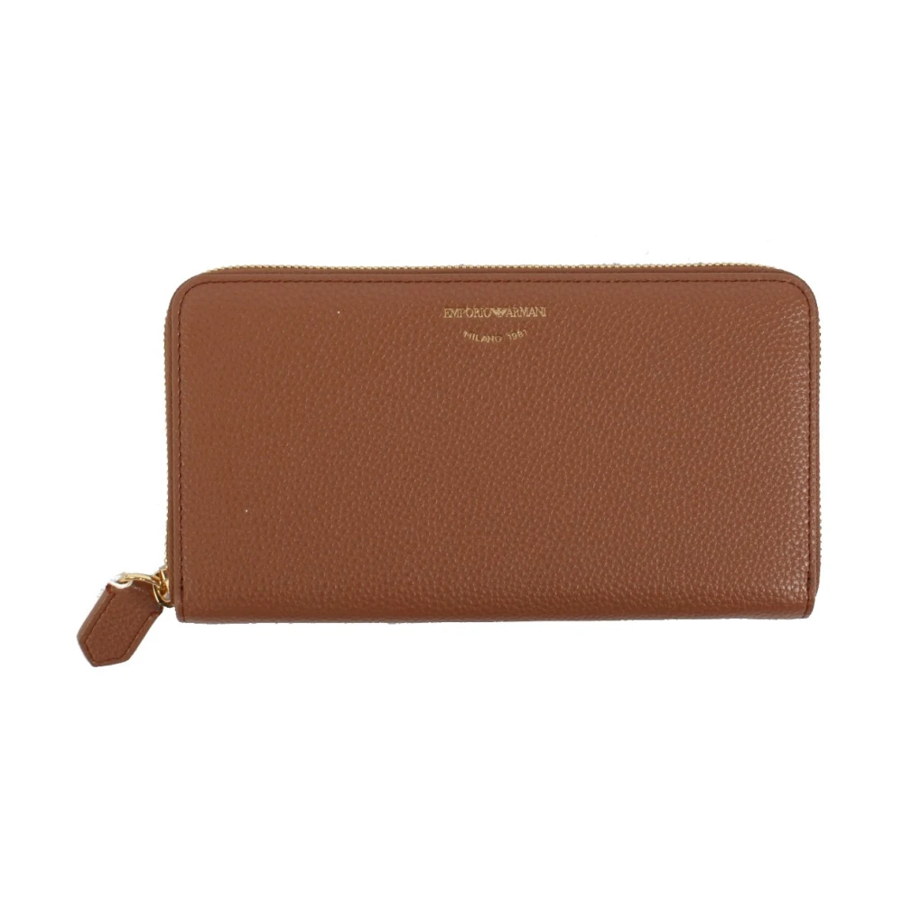 Armani Bruine Portemonnee voor Vrouwen Brown Unisex