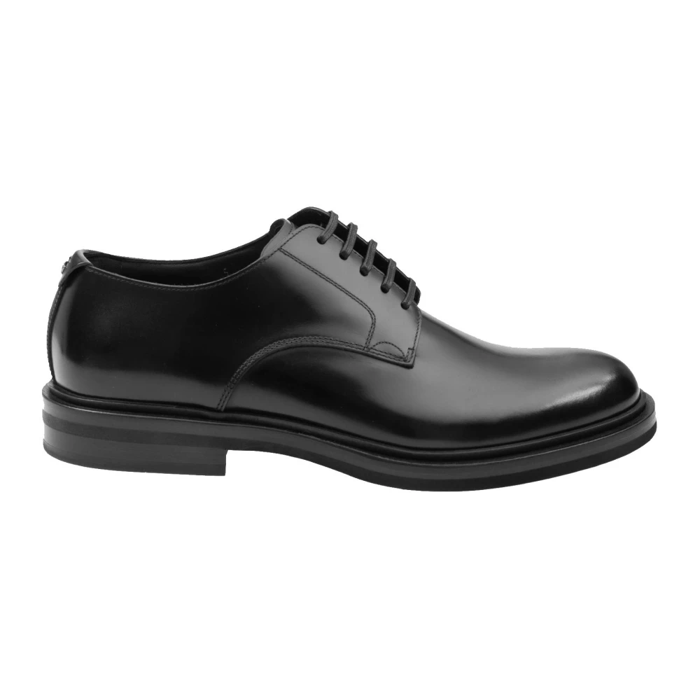 Dolce & Gabbana Men's Black Laced Derby Shoes