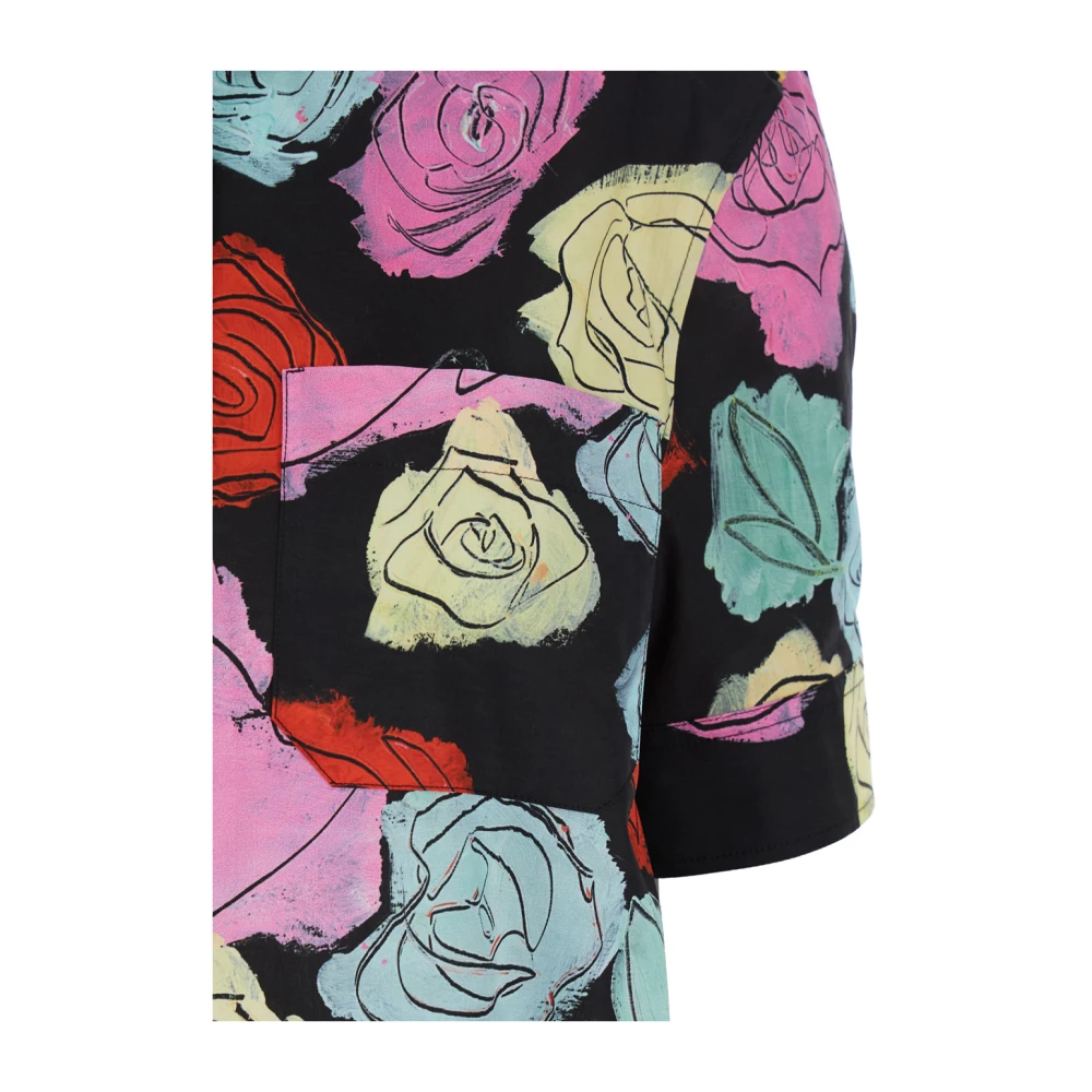 Marni Rode Print Multicolor Shirt met Zak Multicolor Dames