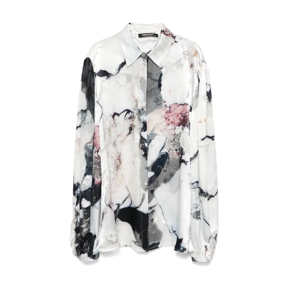 Roberto Cavalli Women's Multicolor Stylish Shirts Small