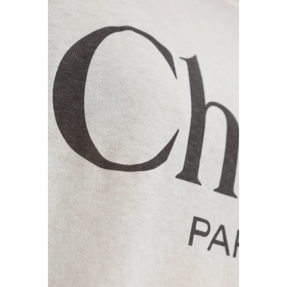 Chloé Bedrukt T-shirt Beige Dames