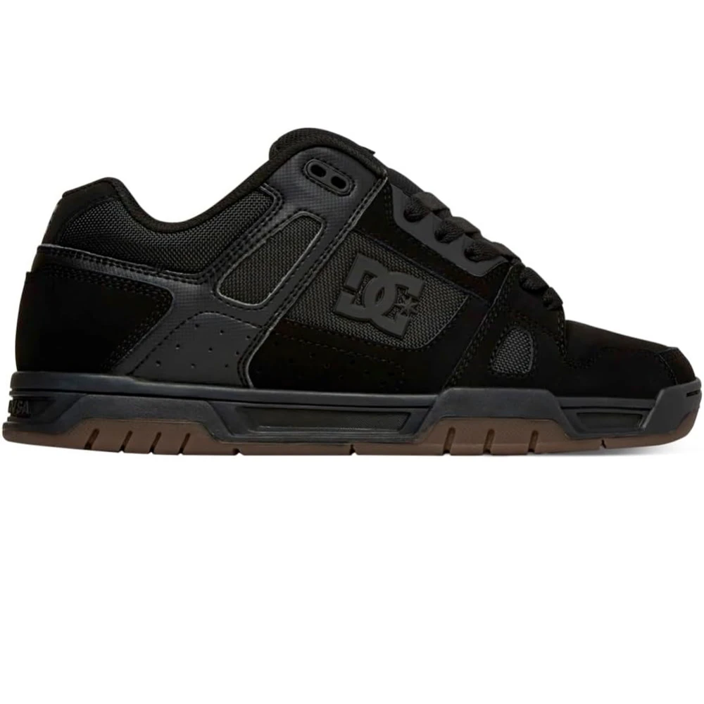 DC Shoes Zwarte Sneakers Urban Stijl Pill Patroon Heren Schoenen