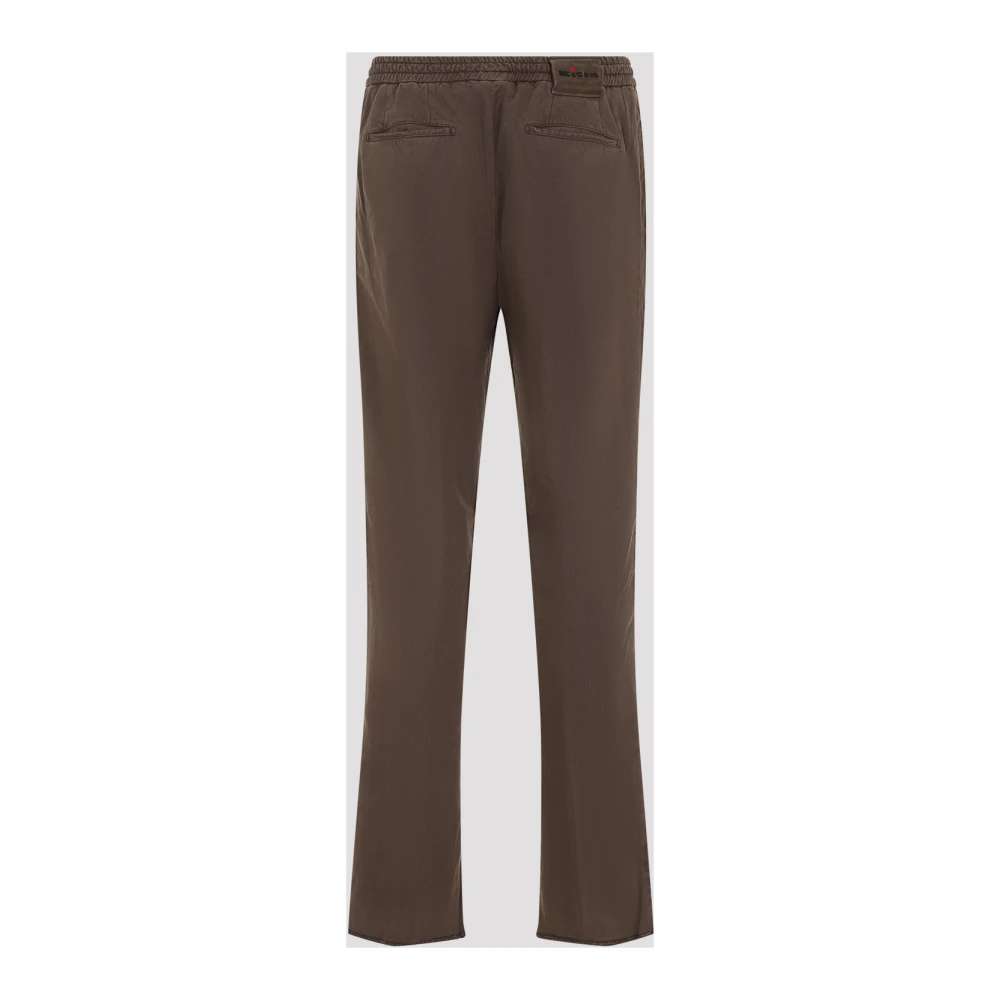 Kiton Castagna Casual Broek Brown Heren