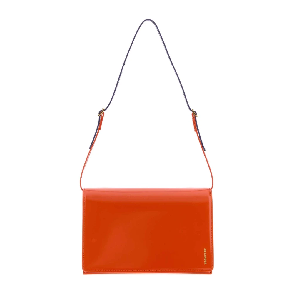 Jil Sander Women's Orange File Small - Shoulder Bags - One Size - Bags