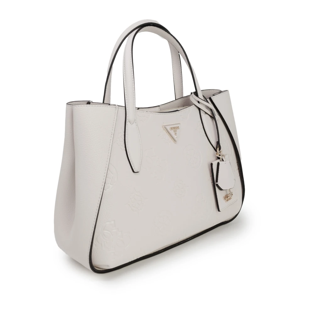 Guess Vriendin Satchel Herfst Winter Collectie White Dames