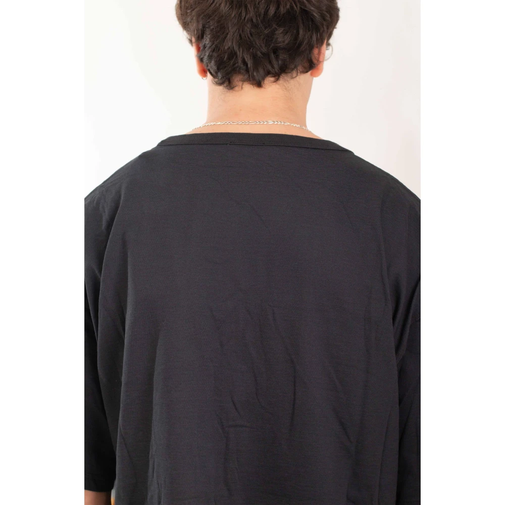 Diesel Grote Logo Tee in T-Box Stijl Black Heren
