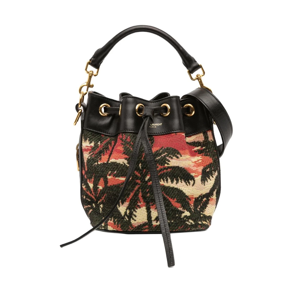 Saint Laurent Vintage Donna Multicolor Borsa A Secchiello Pre-Owned